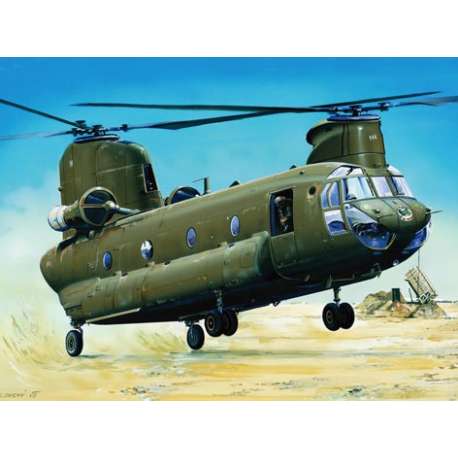  BOEING VERTOL CH-47D "CHINOOK" US Army. Maquette hélicoptère Trumpeter 1/72e