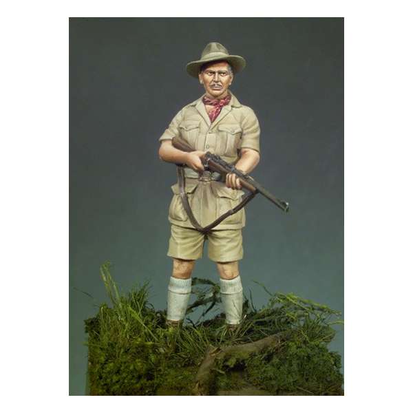 Andrea miniatures,54mm.African Hunter figure kits.