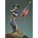 Figurine Andrea Miniatures 54mm Cavalerie U.S.1er Lt John Dumbar.