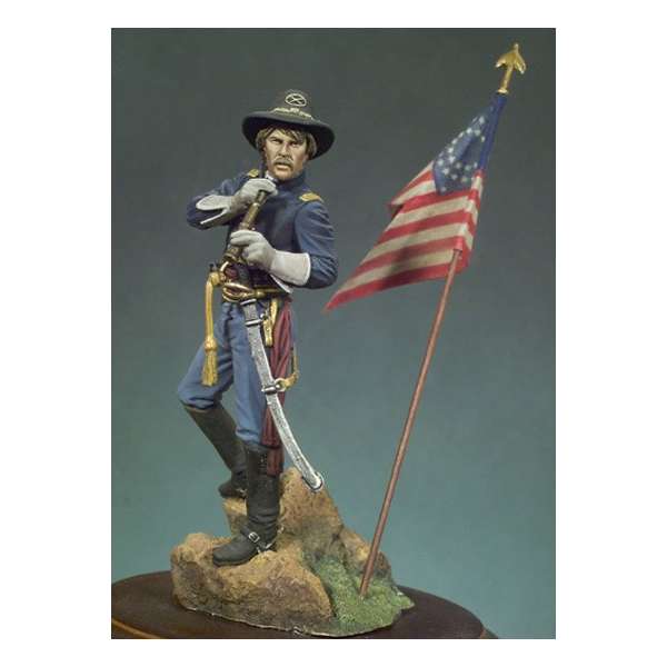 Andrea miniaturen,figuren 54mm.Lieutenant John J. Dunbar (Kavallerie).