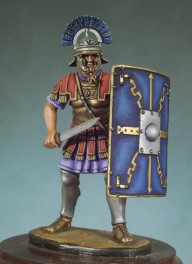 Andrea miniatures,historische figuren 54mm.Römischer Centurio im Kampf.