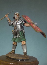 Andrea miniatures,figuren 54mm.Römischer Legionär im Kampf.