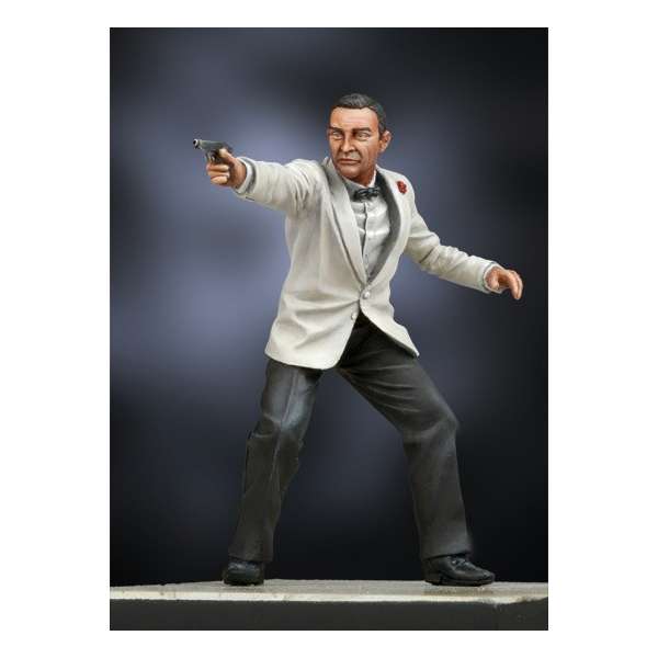 Andrea Miniatures 54mm Licence To Kill  Figurine de James bond 007 Sean Connery.