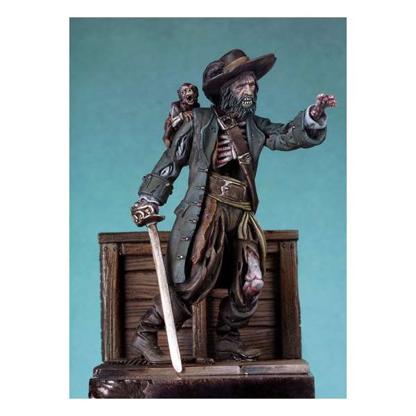 Andrea miniatures,54mm.Zombie Pirate figure kits.
