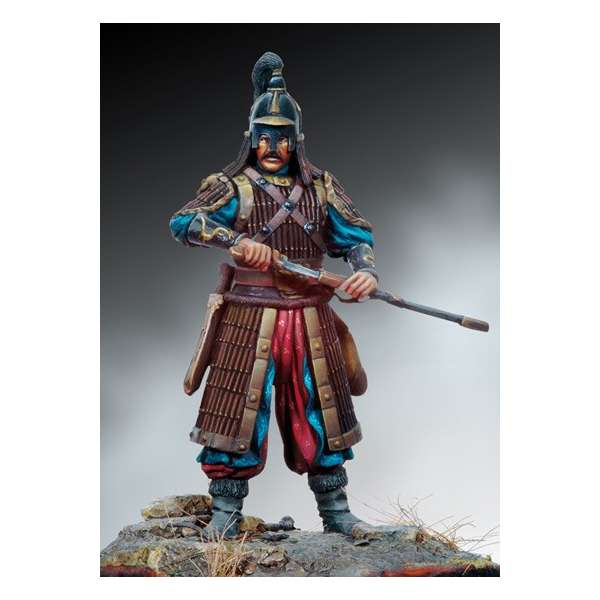 Figurine de Général Mongol 1343 Andrea miniatures 54mm