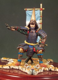 Andrea miniatures,historische figuren 54mm. Samurai-Heerführer.