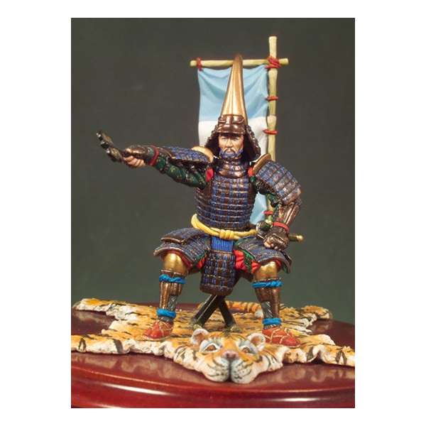 Andrea miniatures,historische figuren 54mm. Samurai-Heerführer.