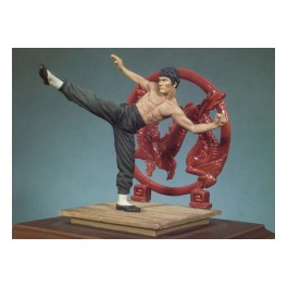 Figurine de Bruce Lee Andrea miniatures 54mm La fureur du dragon.