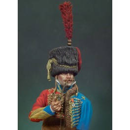 Andrea miniatures,busten 165mm.Husaren-Offizier (Resin) 1800-1810.