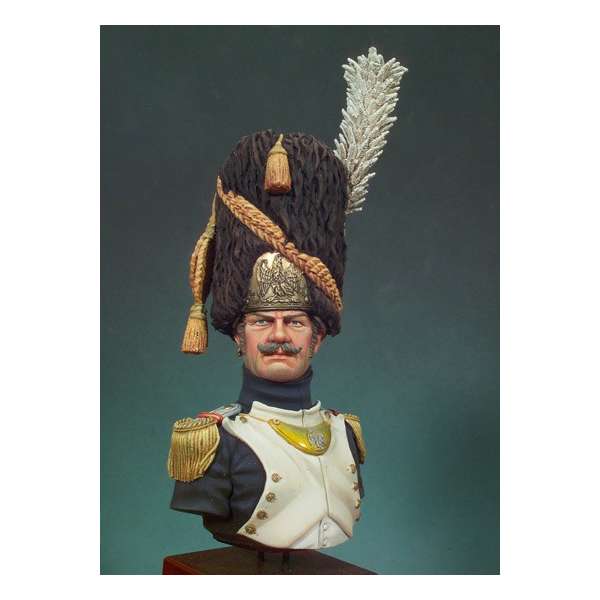 Buste Officier de Grenadier de la garde 165mm. Andrea Miniatures.