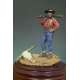Andrea miniatures 54mm Figurine de Cowboy du far west.