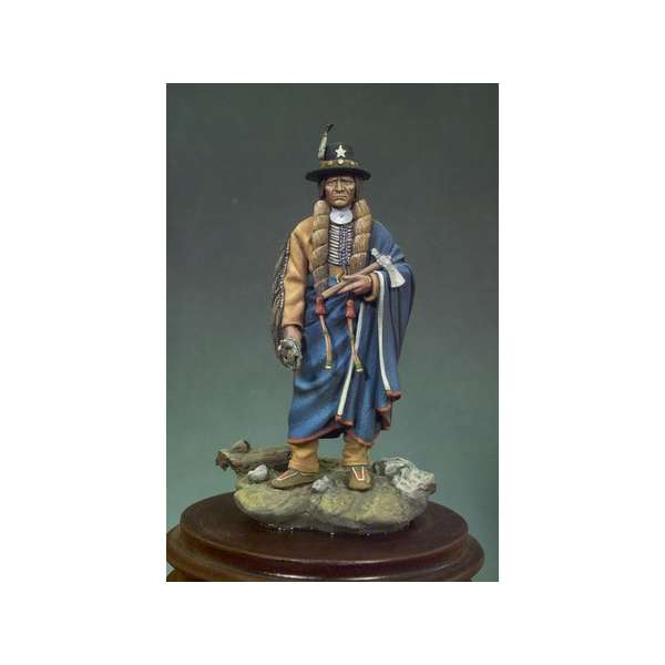 Andrea Miniatures 54mm. Figurine de Comanche à monter et à peindre.