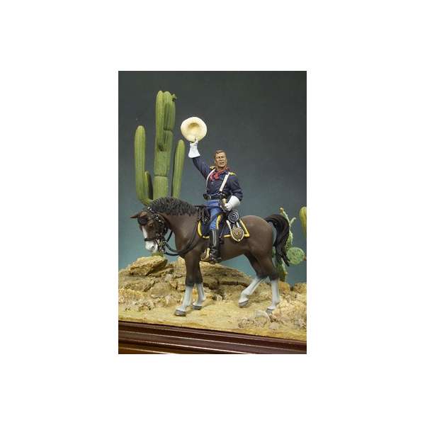 Andrea Miniatures 54mm John Wayne à cheval Fort Apache Figurine de collection.
