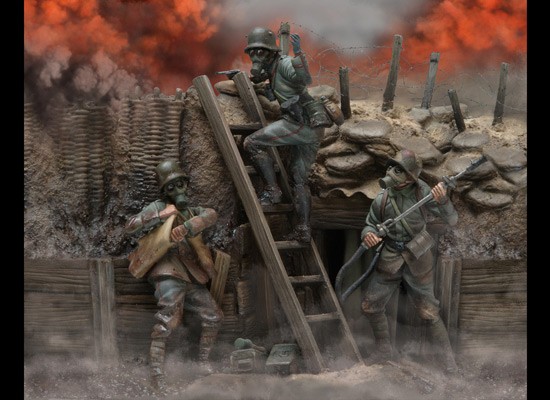 Mur De Tranchée Miniature - Accessoire Maquette / Jouet - Réf 5818 - Décor Militaire Occasion