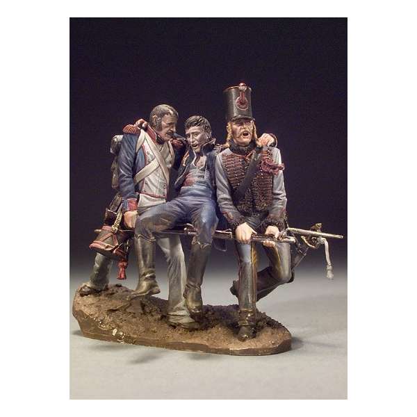 Andrea miniaturen,Napoleonische figuren 54mm.Die Kameraden 1814.