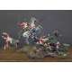 Figurines historiques. Les Guerres Napoléoniennes Scotland Forever, bataille de Waterloo,18-06-1815- Andrea miniatures 54mm.
