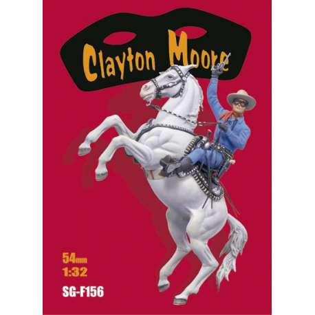 Andrea 54mm figure kits.Clayton Moore, That Masked Man.