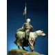 Figurine de chevalier croisé à cheval 1096-1270. 90mm de Romeo Models.