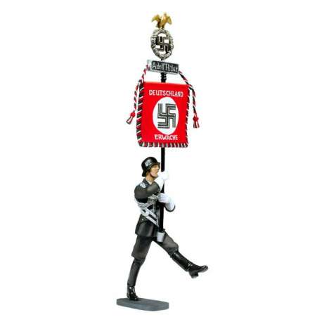 Figurine SS de Andrea Miniatures ,fanfare 54mm.Black hawk.
