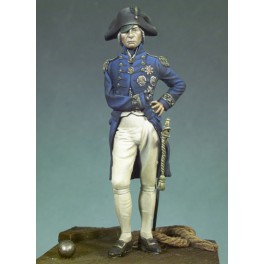 Figurine de  Nelson, Vice-Amiral  à Trafalgarn1805. Figurine Andrea Miniatures 54mm.