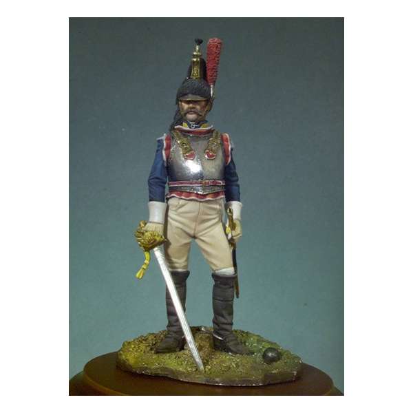 Andrea miniatures,historische figuren 54mm.Kürassier-Offizier, 1807.