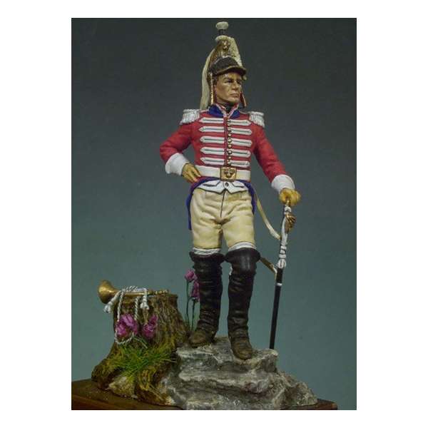 Andrea miniaturen,napoleonische figuren 54mm.Kürassier-Trompeter.