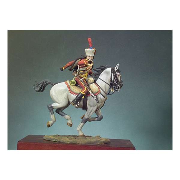 Figurine de Trompette de Hussard Andrea Miniatures 54mm.