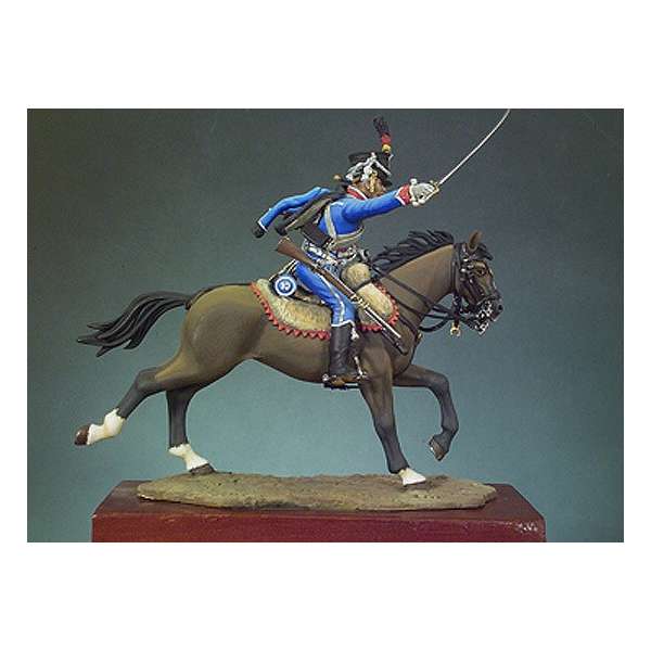 Andrea miniaturen,historische figuren 54mm.Napoleonische Husar