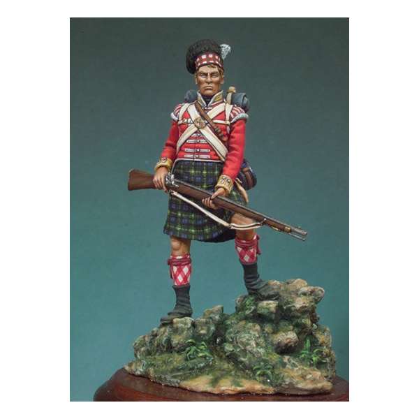 Andrea miniaturen,historische vollfiguren 54mm.92nd Gordon Highlander,1815.