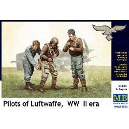 PILOTES ET MECANICIEN LUFTWAFFE (Bombardiers et Stukas début 2e GM) 1/32e de Master Box.