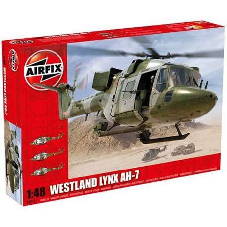 WESTLAND ARMY LYNX AH1-7. Maquette d'hélicoptère. Airfix 1/48e 