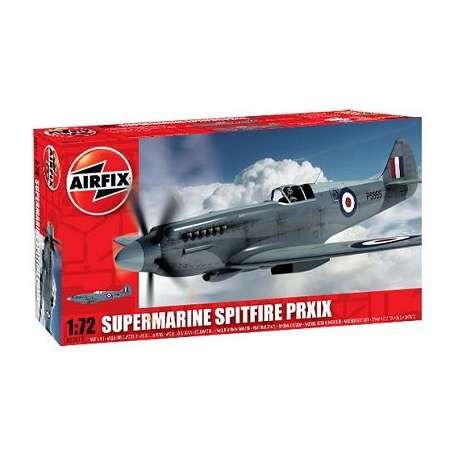 SUPERMARINE SPITFIRE PR. XIX. Maquette d'avion de la seconde guerre mondiale. Airfix 1/72e 