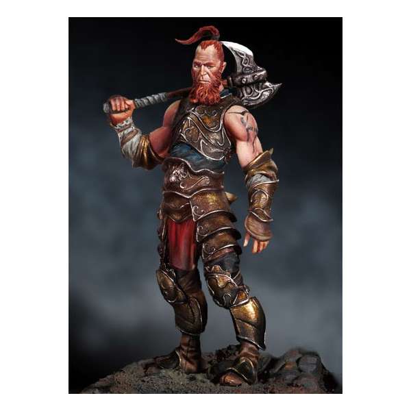 Andrea Miniatures 54mm. Brogan. Figurine de  Bonecrasher Saga Seigneur de guerre.