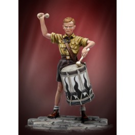 Andrea miniaturen,historische figuren 54mm.Landsknecht Trommler-Junge.