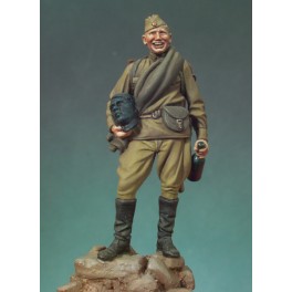 Andrea miniaturen,historische figuren 54mm.Infanterist,1945.