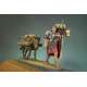 Andrea Miniatures 54mm Légionnaire Romain en tenue de route avec sa mule 125 Aprés JC -figurines à peindre-