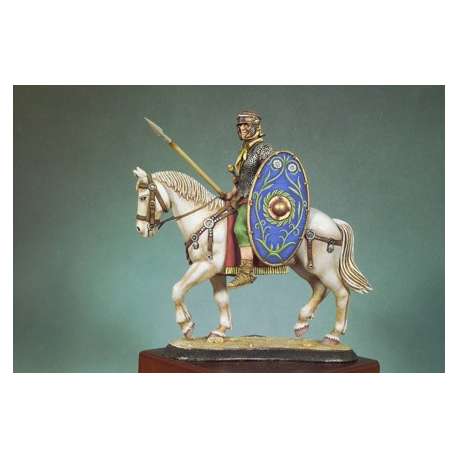 Andrea miniatures 54mm. Figurine de Cavalier Romain,125 Aprés JC .