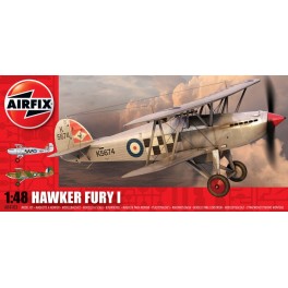 Maquette du Hawker Fury de chez Airfix au 1/48e.