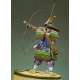 Andrea miniaturen, historische figuren 54mm.Samurai-Bogenschütze.