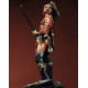 Figurine Pegaso 90mm métal, guerrier Delaware au XVIIIe siècle à monter et à peindre.