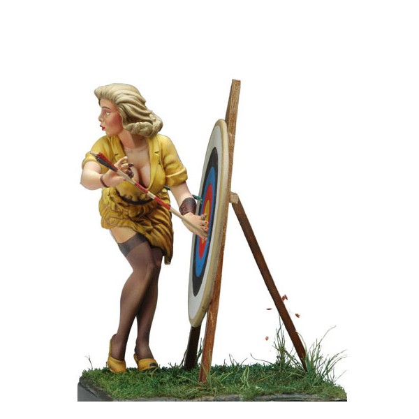 Andrea miniatures,80mm.The Missing Arrow.Pin up figure kits. 