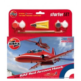 Airfix 1/72e STARTER SET RED ARROWS HAWK. 