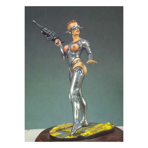 Andrea miniatures,80mm.Cybergirl figure kits.