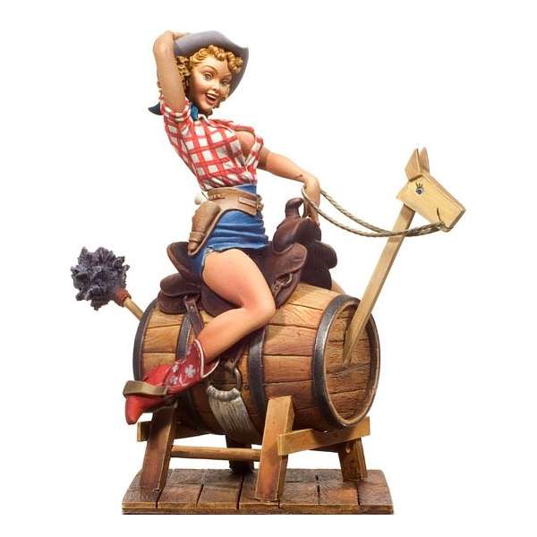 Figurine Pin-up Andrea miniatures 80 Hit the leather
