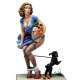 Andrea miniatures,80mm.Black Doggy.Pin up figure kits.