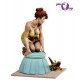 Remarquez le crocodile! Pin Up Andrea miniatures 80mm en métal