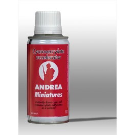 Andrea miniatures.Cyanoacrylate-Accelerator-Spray.