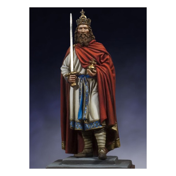 Andrea miniaturen,historische figuren 54mm.Karl der Große.
