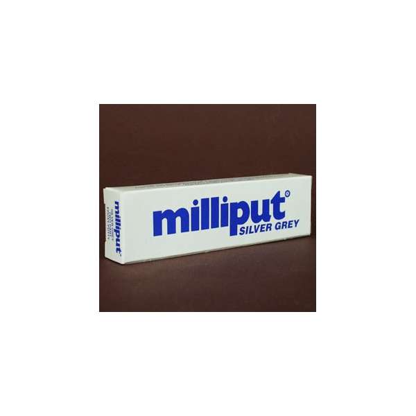 Milliput-Spachtel Silbergrau.Moyen.