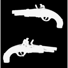 Andrea miniatures,figuren 90mm,2 Husaren Pistolen.